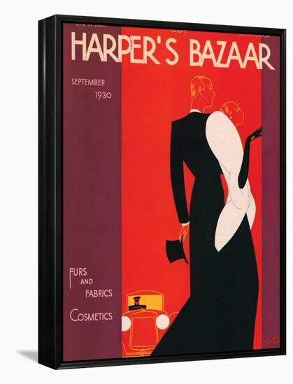 Harper's Bazaar, September 1930-null-Framed Stretched Canvas