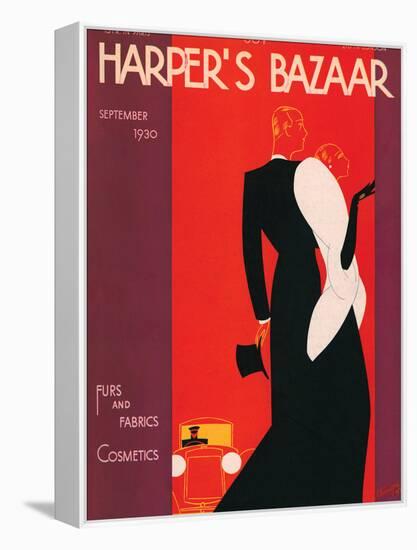 Harper's Bazaar, September 1930-null-Framed Stretched Canvas