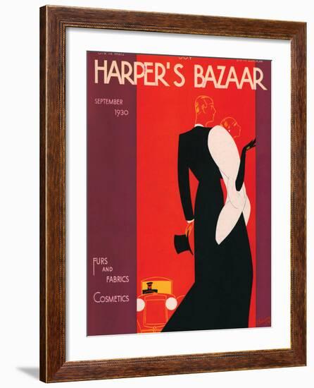 Harper's Bazaar, September 1930-null-Framed Premium Giclee Print