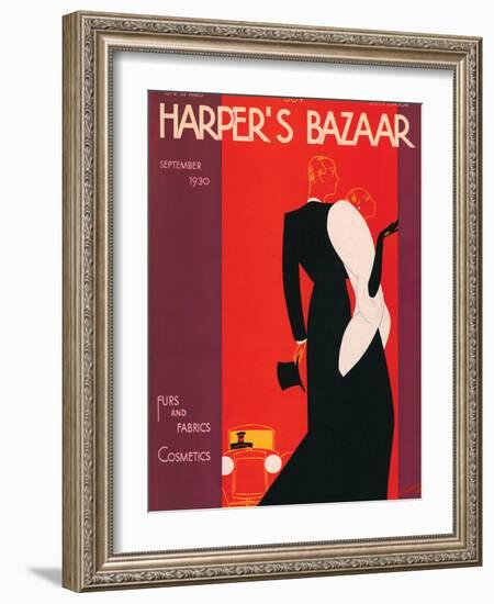 Harper's Bazaar, September 1930-null-Framed Art Print