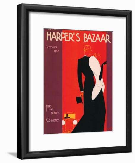 Harper's Bazaar, September 1930-null-Framed Art Print