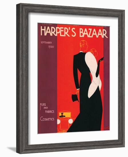 Harper's Bazaar, September 1930-null-Framed Art Print