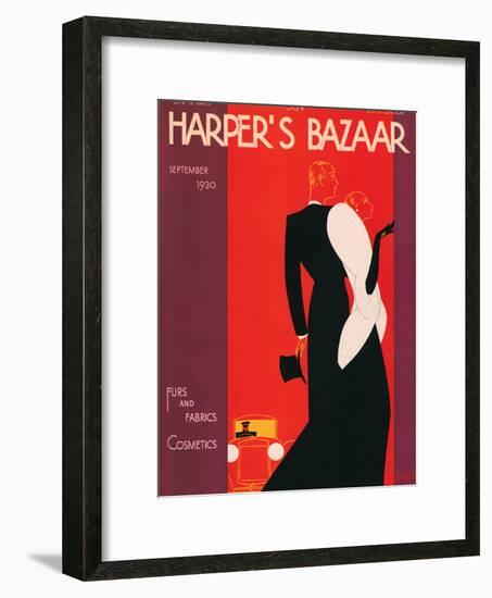 Harper's Bazaar, September 1930-null-Framed Art Print