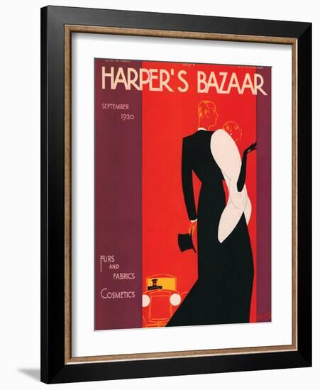 Harper's Bazaar, September 1930-null-Framed Art Print