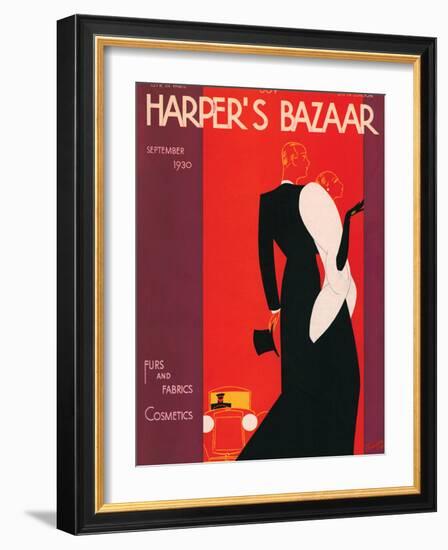 Harper's Bazaar, September 1930-null-Framed Art Print