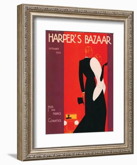 Harper's Bazaar, September 1930-null-Framed Premium Giclee Print