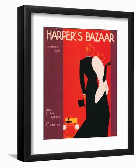 Harper's Bazaar, September 1930-null-Framed Premium Giclee Print