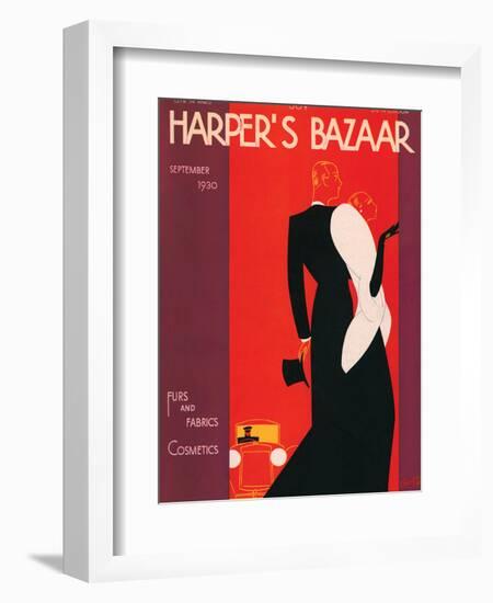 Harper's Bazaar, September 1930-null-Framed Premium Giclee Print