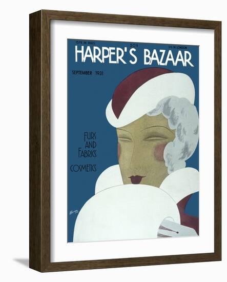 Harper's Bazaar, September 1931-null-Framed Art Print