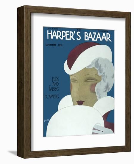 Harper's Bazaar, September 1931-null-Framed Premium Giclee Print