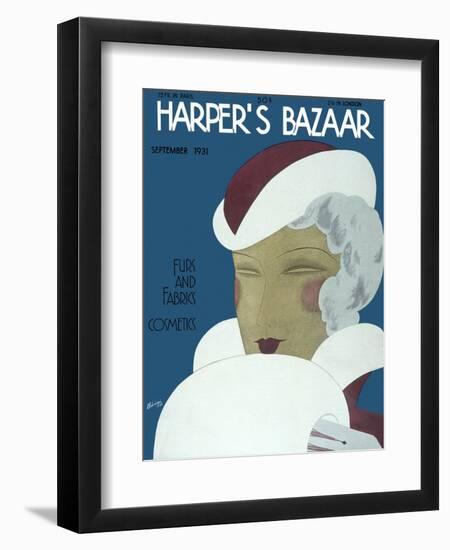 Harper's Bazaar, September 1931-null-Framed Premium Giclee Print