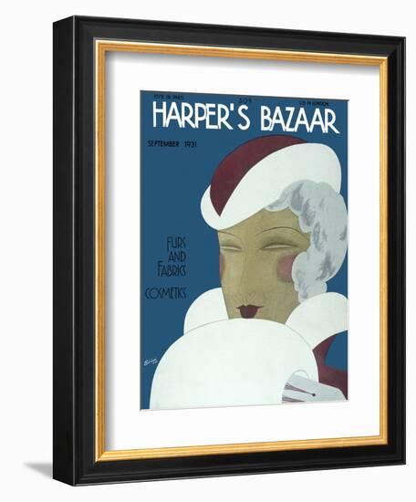 Harper's Bazaar, September 1931-null-Framed Premium Giclee Print