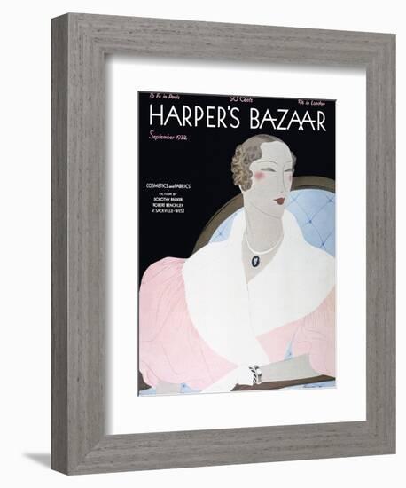 Harper's Bazaar, September 1932-null-Framed Premium Giclee Print
