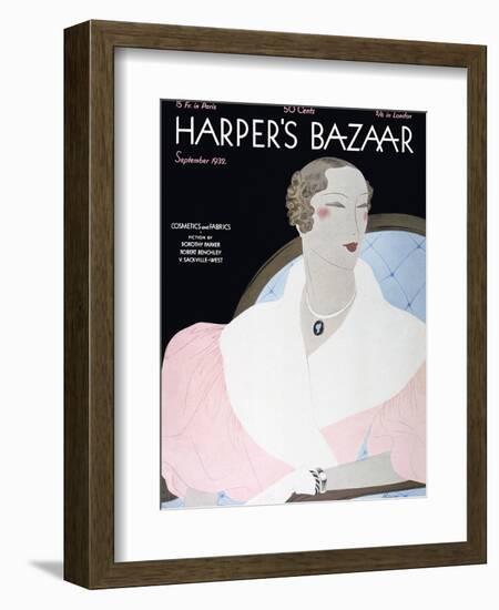 Harper's Bazaar, September 1932-null-Framed Premium Giclee Print
