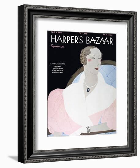 Harper's Bazaar, September 1932-null-Framed Premium Giclee Print