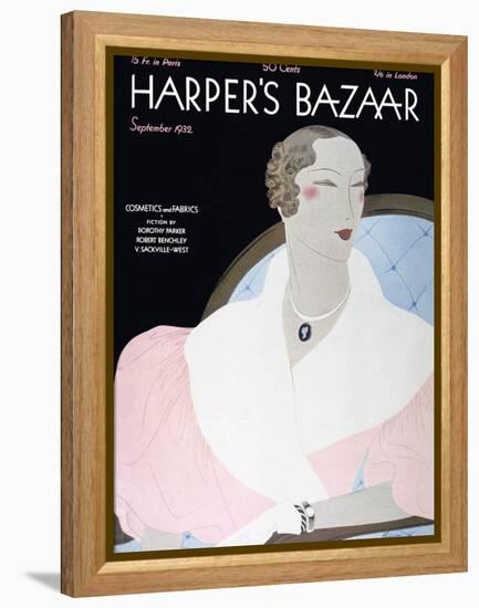 Harper's Bazaar, September 1932-null-Framed Stretched Canvas