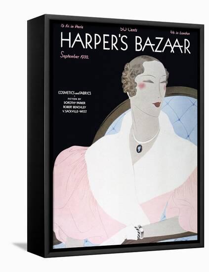 Harper's Bazaar, September 1932-null-Framed Stretched Canvas