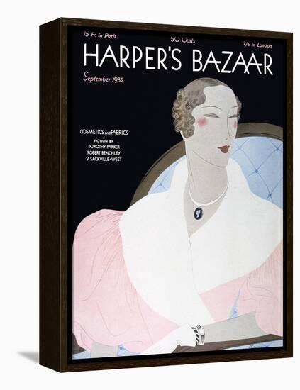 Harper's Bazaar, September 1932-null-Framed Stretched Canvas