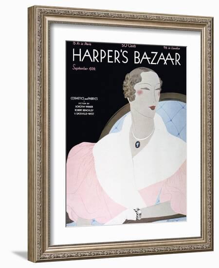 Harper's Bazaar, September 1932-null-Framed Art Print