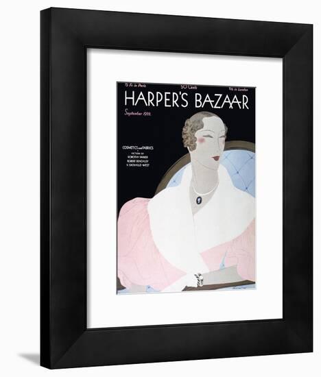 Harper's Bazaar, September 1932-null-Framed Art Print