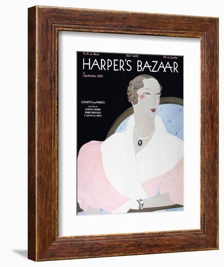 Harper's Bazaar, September 1932-null-Framed Art Print