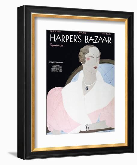 Harper's Bazaar, September 1932-null-Framed Art Print