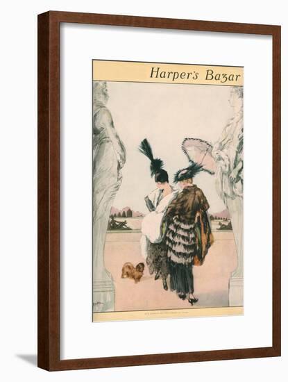 Harper's Bazaar-null-Framed Art Print