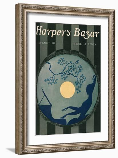 Harper's Bazar, August 1921-null-Framed Art Print