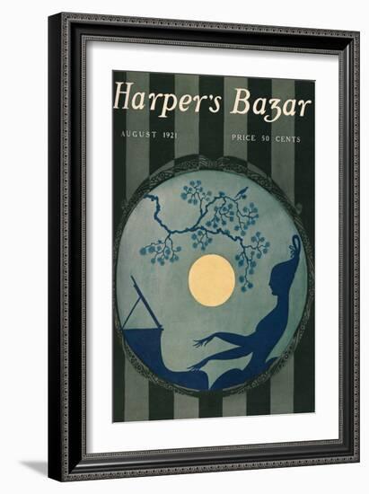 Harper's Bazar, August 1921-null-Framed Art Print