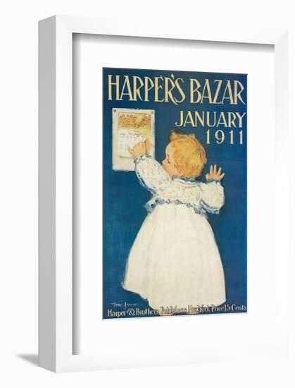 Harper's Bazar, January 1911-null-Framed Premium Giclee Print