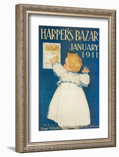 Harper's Bazar, January 1911-null-Framed Art Print