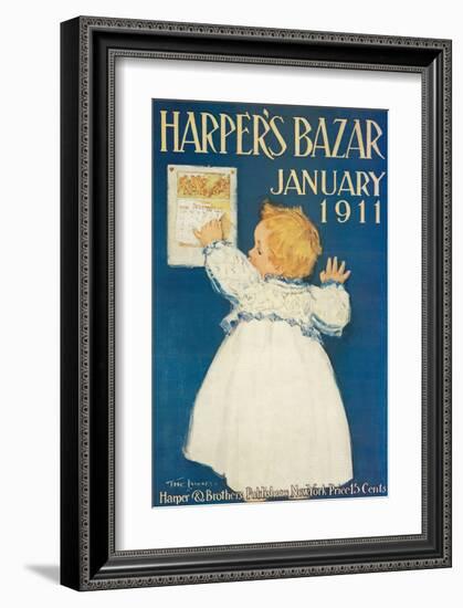 Harper's Bazar, January 1911-null-Framed Art Print