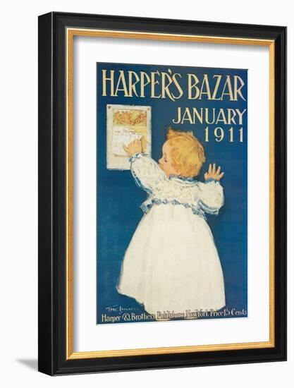 Harper's Bazar, January 1911-null-Framed Art Print