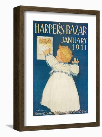 Harper's Bazar, January 1911-null-Framed Art Print