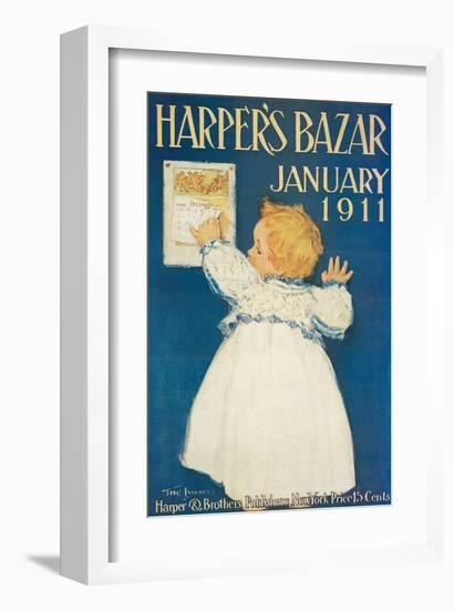 Harper's Bazar, January 1911-null-Framed Art Print