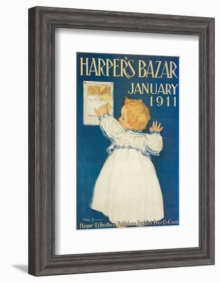 Harper's Bazar, January 1911-null-Framed Art Print