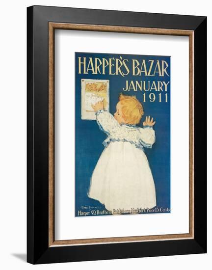 Harper's Bazar, January 1911-null-Framed Art Print