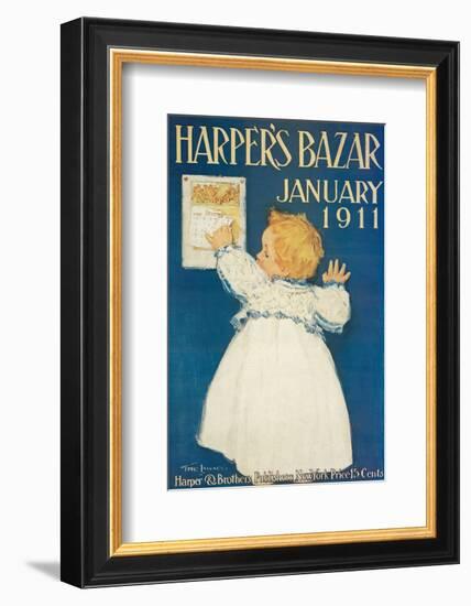 Harper's Bazar, January 1911-null-Framed Art Print