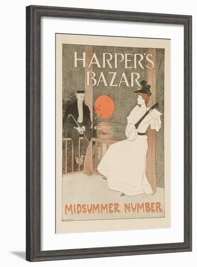 Harper's Bazar Midsummer Number Poster-null-Framed Giclee Print