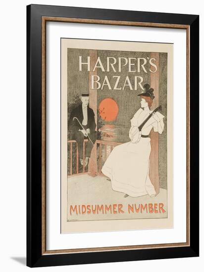 Harper's Bazar Midsummer Number Poster-null-Framed Giclee Print