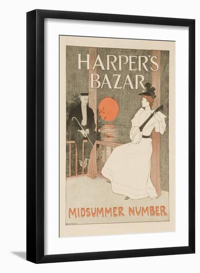 Harper's Bazar Midsummer Number Poster-null-Framed Giclee Print