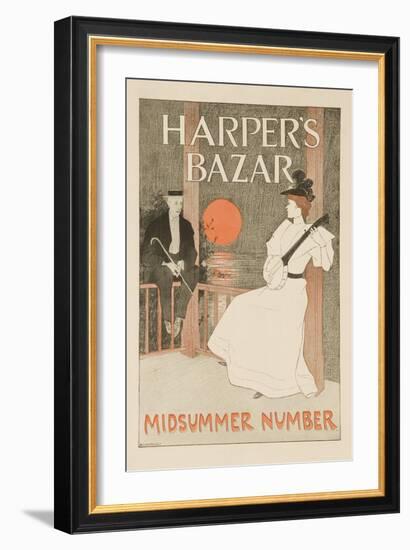 Harper's Bazar Midsummer Number Poster-null-Framed Giclee Print