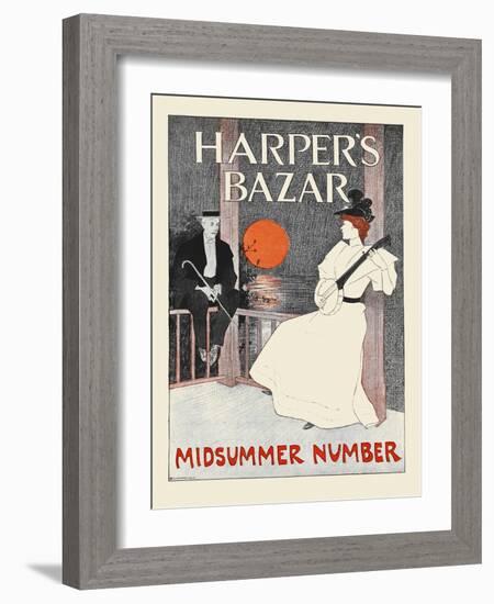 Harper's Bazar Midsummer Number-Edward Penfield-Framed Art Print