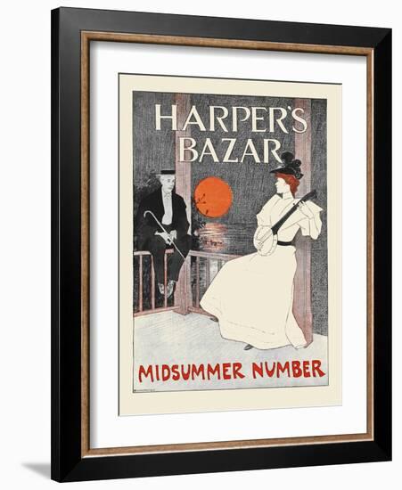 Harper's Bazar Midsummer Number-Edward Penfield-Framed Art Print