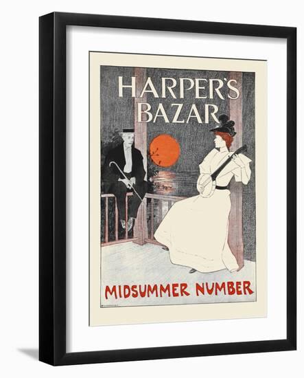 Harper's Bazar Midsummer Number-Edward Penfield-Framed Art Print