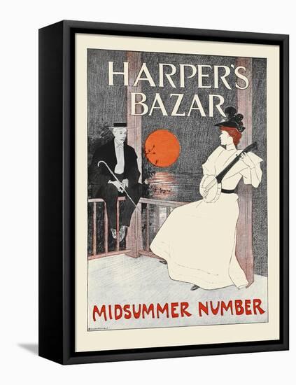 Harper's Bazar Midsummer Number-Edward Penfield-Framed Stretched Canvas