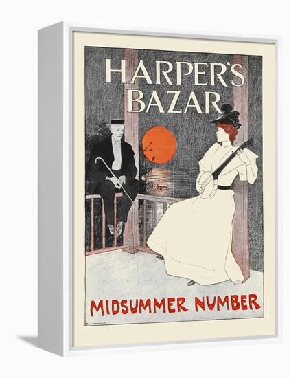 Harper's Bazar Midsummer Number-Edward Penfield-Framed Stretched Canvas