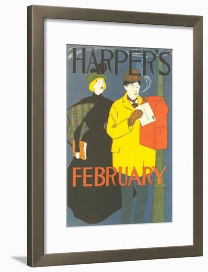 Harper's, February-null-Framed Premium Giclee Print