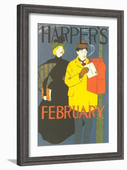Harper's, February-null-Framed Art Print