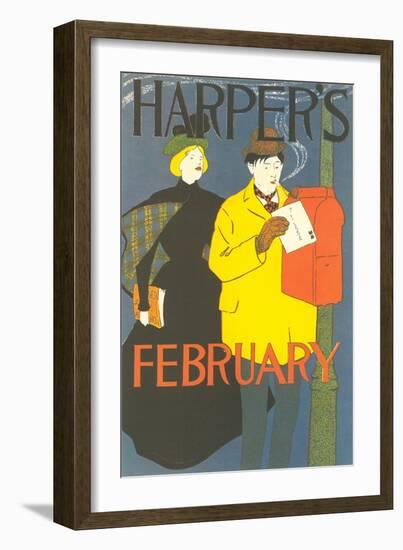 Harper's, February-null-Framed Art Print